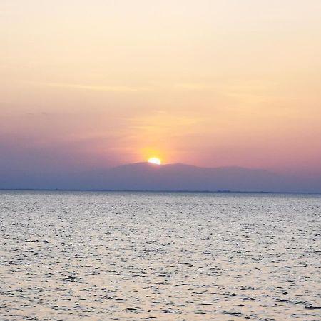 Pure Bliss Luxury Beachfront Apartment With Panoramic Sea Views, Electric Bbq, Gym Equipment And More Agía Triáda Esterno foto